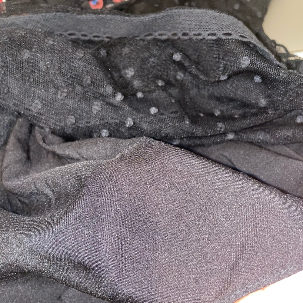 kate spade New York 💯 Authentic 
Camelia Embroidered Peplum Ruffle Top- size M - Picture 12 of 12